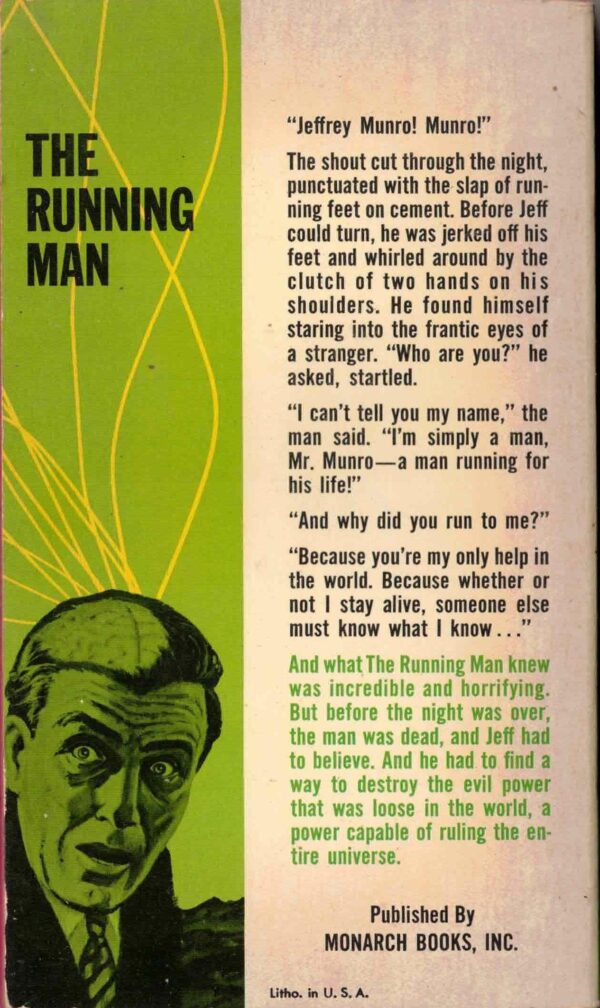 The Running Man by J. Hunter Holly