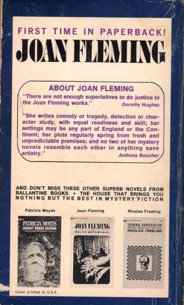 Miss Bones by Joan Fleming