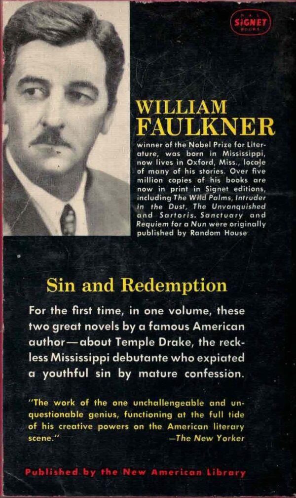 Sanctuary and Requiem for a Nun by William Faulkner