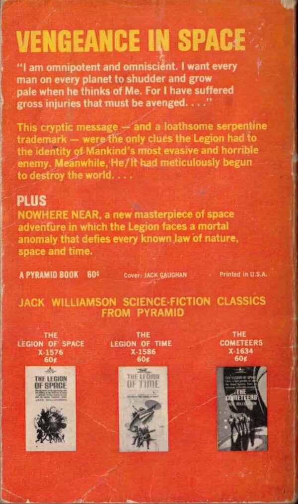 One Against the Legion by Jack Williamson