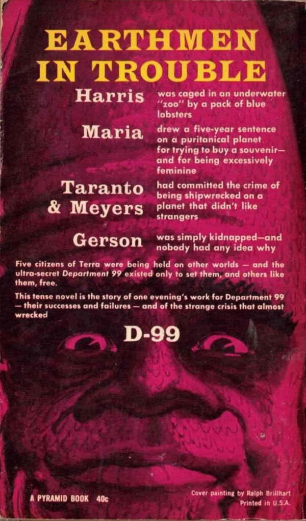 F-99 by H.B. Fyfe, Pyramid Vintage Paperback