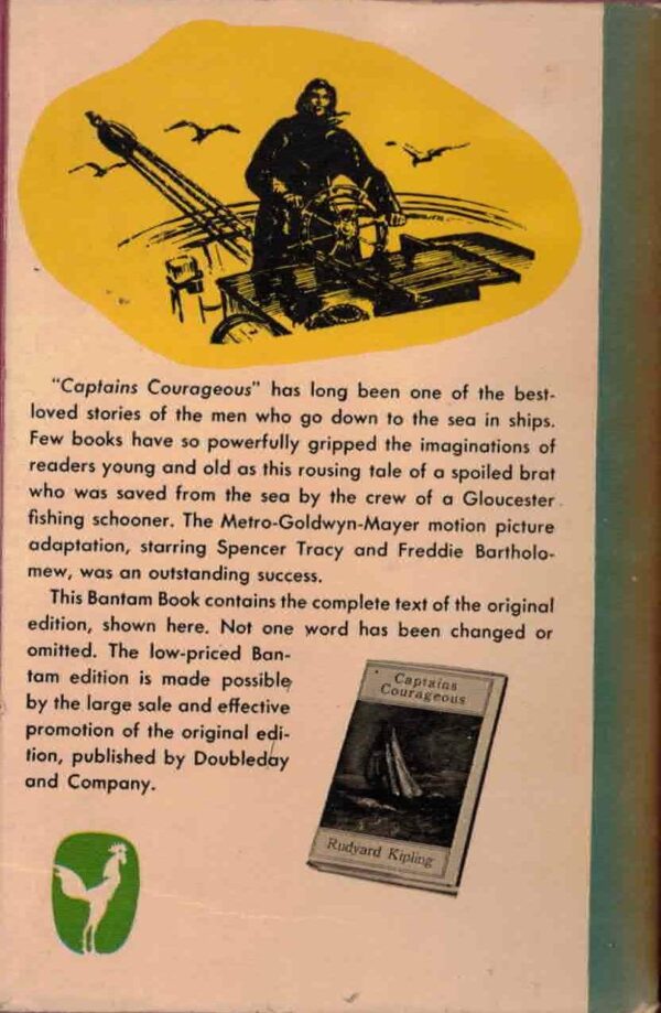 Captains Courageous by Rudyard Kipling / Bantam Paperback #58