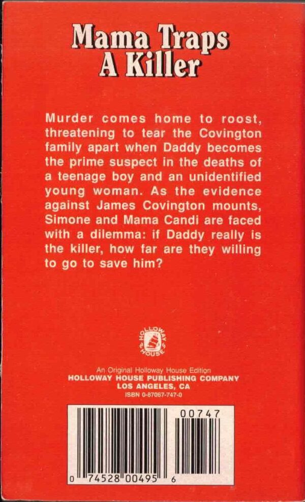 Mama Traps a Killer by Nora DeLoach / Holloway House Mystery