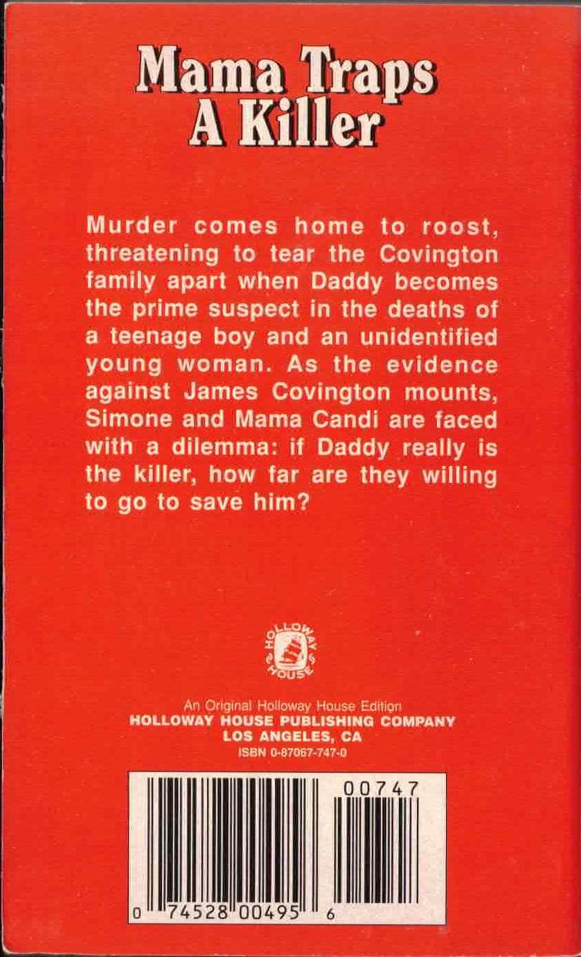 Mama Traps a Killer by Nora DeLoach / Holloway House Mystery