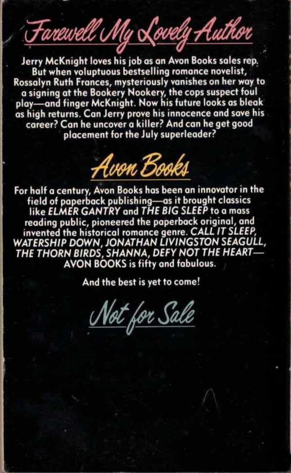 A Rep for Murder by Sylvester Avantiere / Avon Vintage Paperback