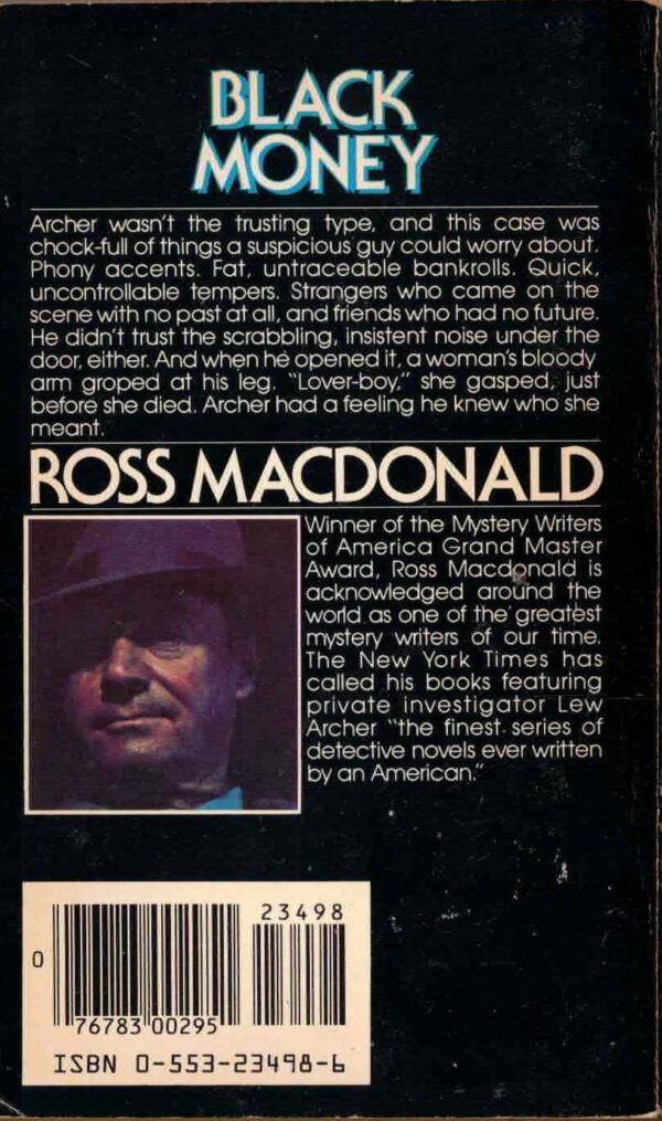 Black Money by Ross MacDonald / Bantam Vintage Paperback
