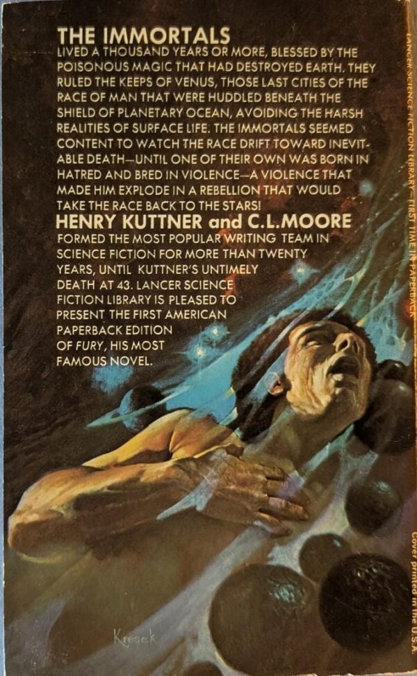 Fury by Henry Kuttner / Lancer Vintage Science Fiction