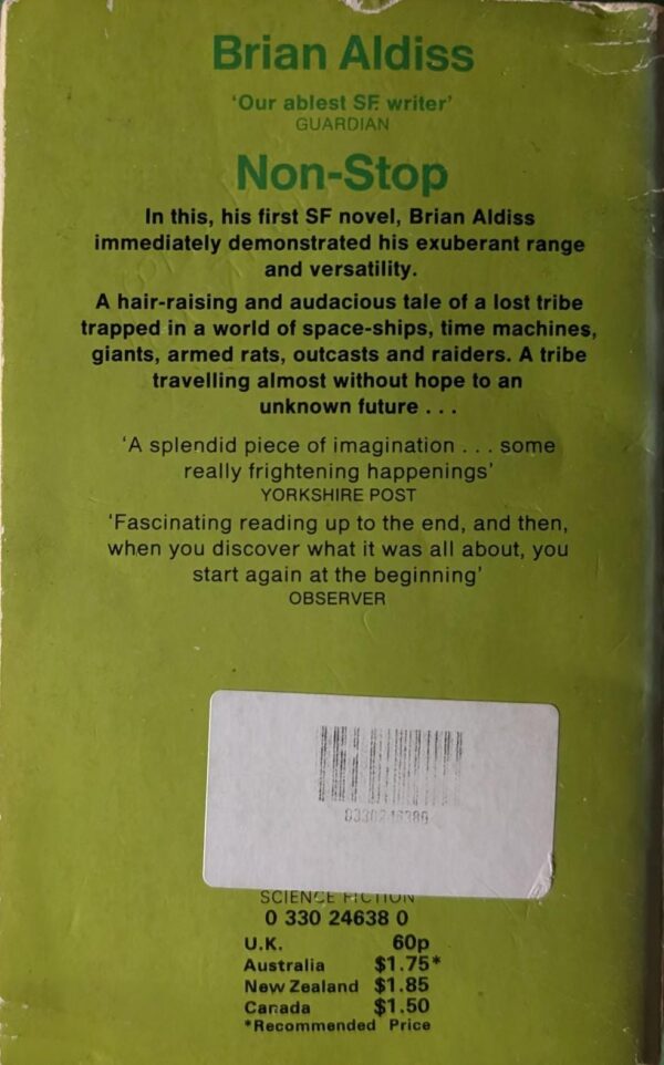 Non-Stop by Brian Aldiss / Pan Science Fiction
