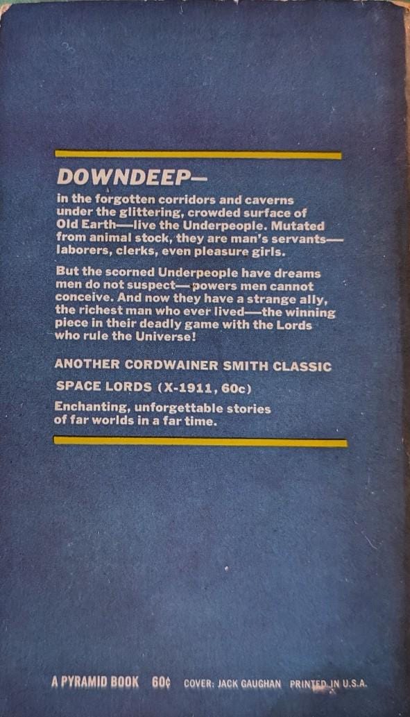 The Underpeople by Cordwainer Smith