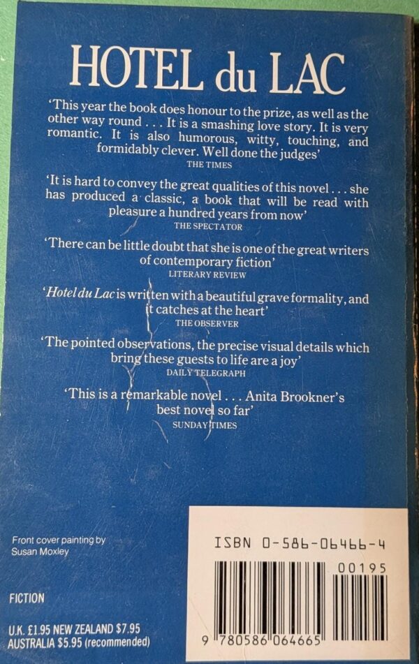 Hotel du Lac by Anita Brookner