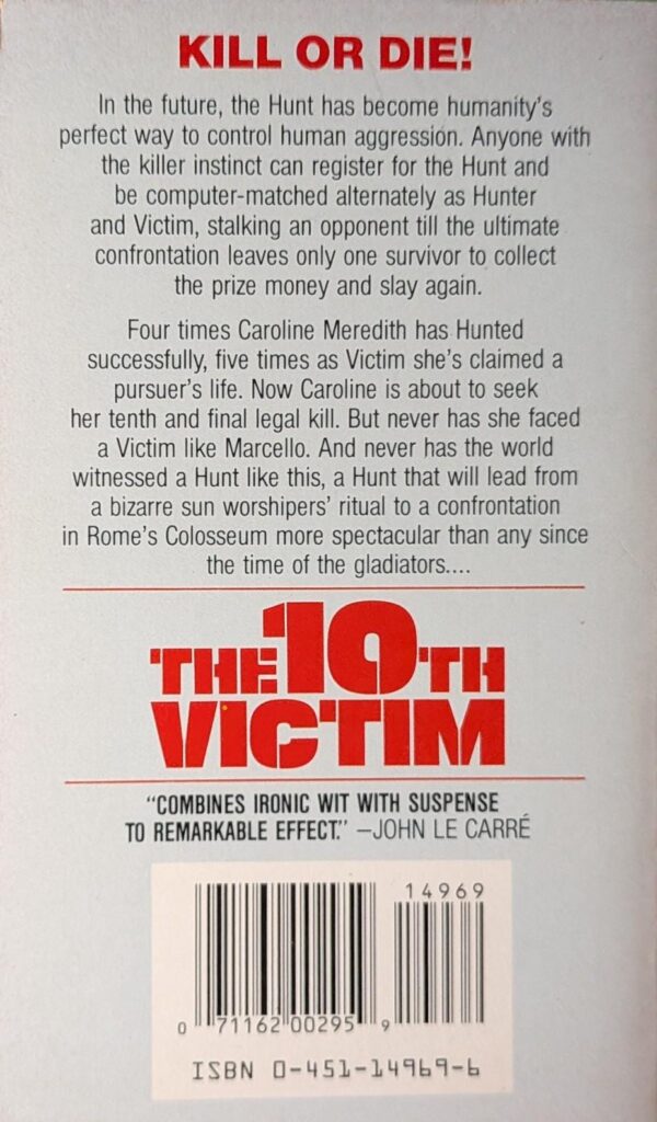 The 10th Victim by Robert Sheckley // Vintage Paperback