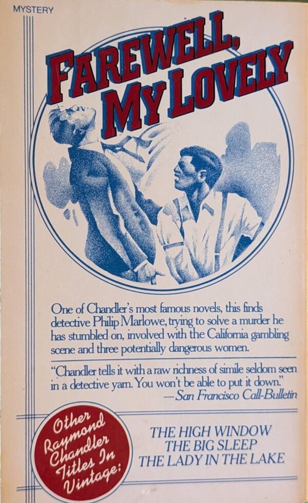 Farewell, My Lovely by Raymond Chandler, Vintage Paperback