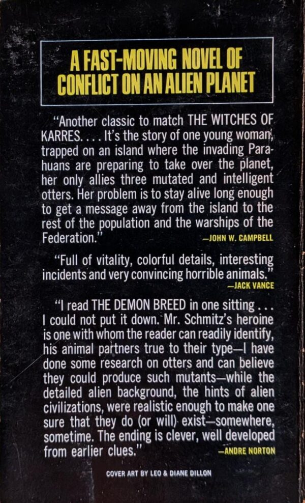 Demon Breed by James H. Schmitz // Vintage Paperback