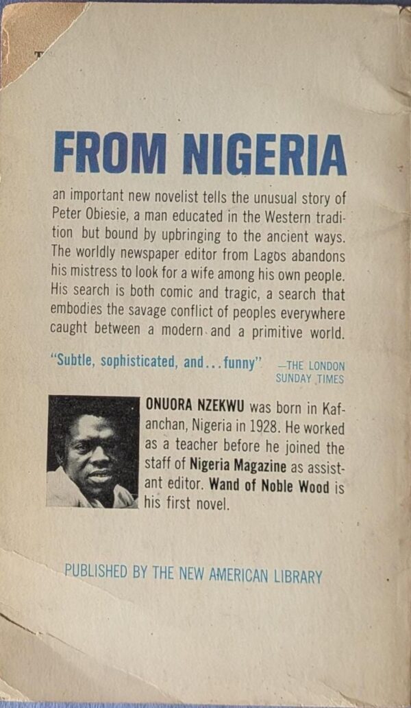 Wand of Noble Wood by Onuora Nzekwu // Vintage Paperback