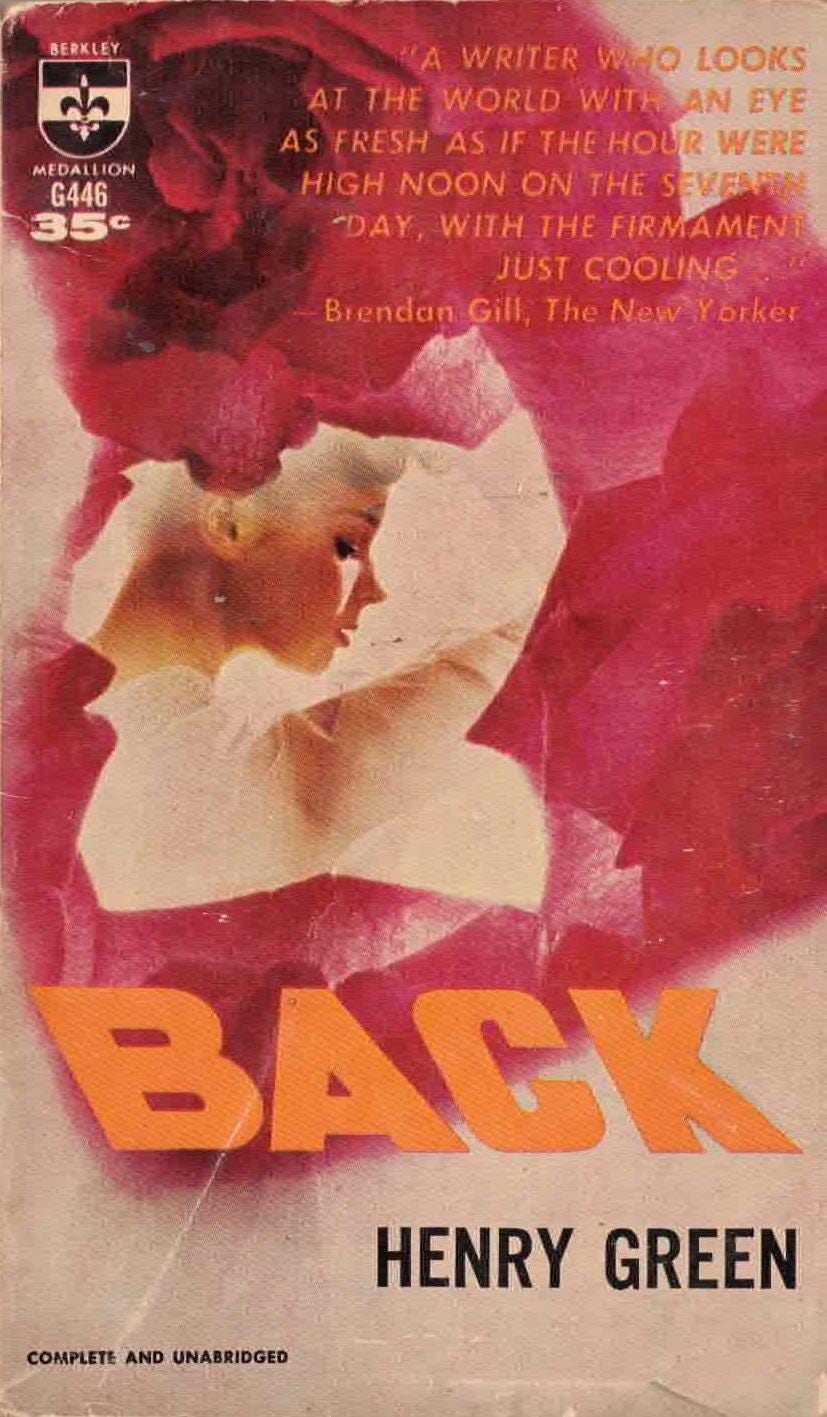 Back by Henry Green