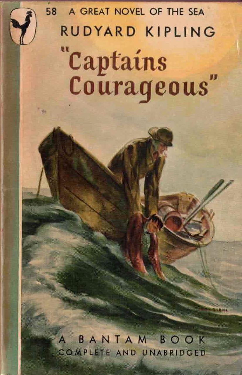Captains Courageous by Rudyard Kipling / Bantam Paperback #58