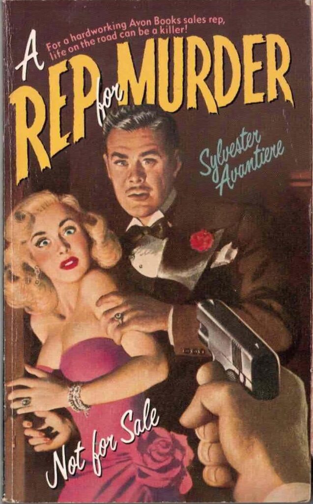 A Rep for Murder by Sylvester Avantiere / Avon Vintage Paperback