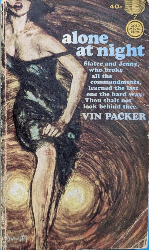 Alone at Night by Vin Packer / Gold Medal Vintage Paperback