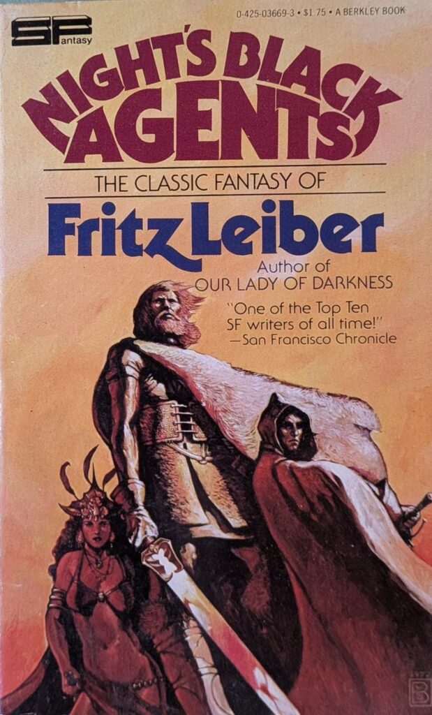 Night's Black Agents by Fritz Leiber // Vintage Paperback
