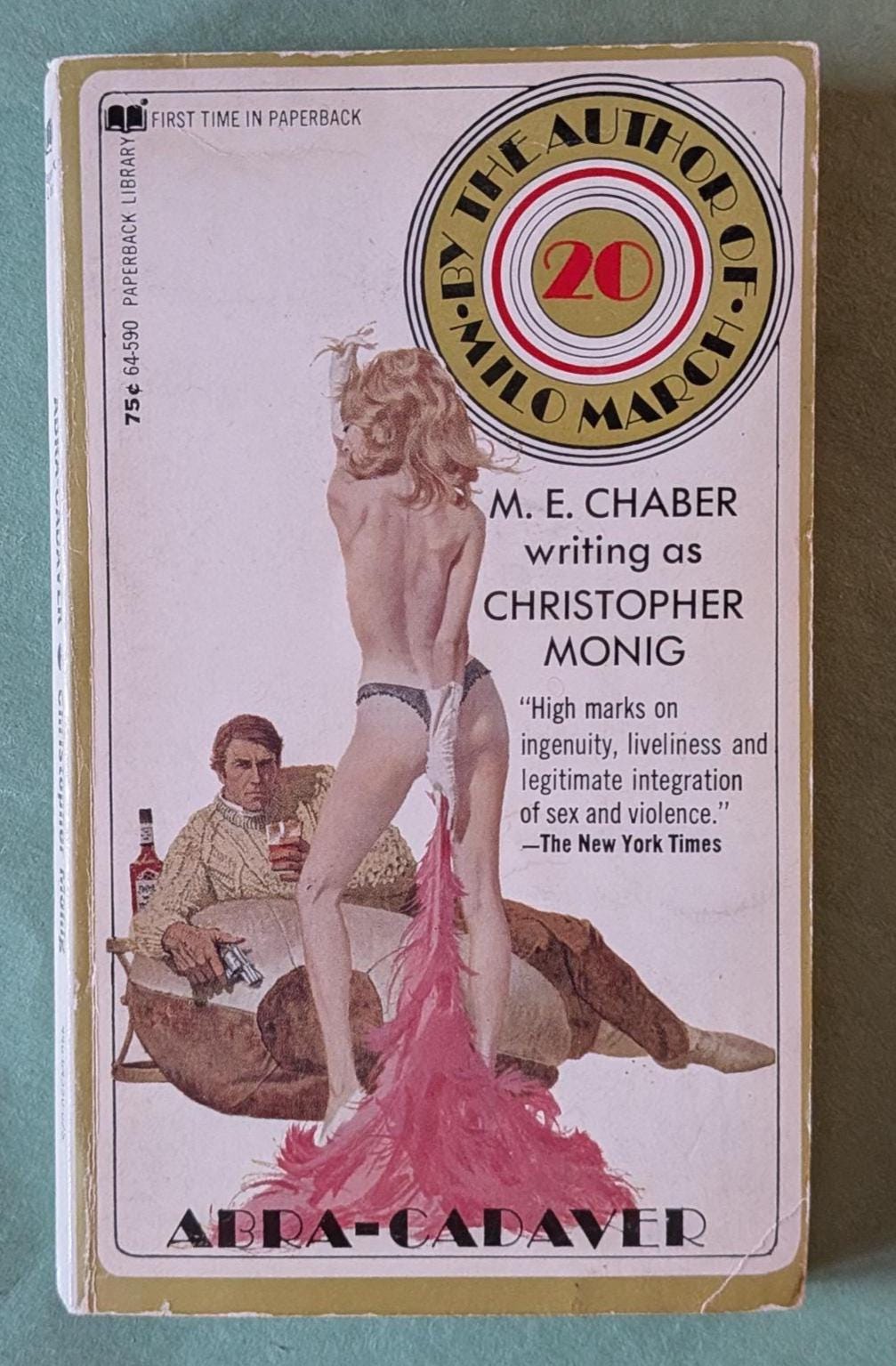 Abra-Cadaver by M.E. Chaber // /Vintage Paperback